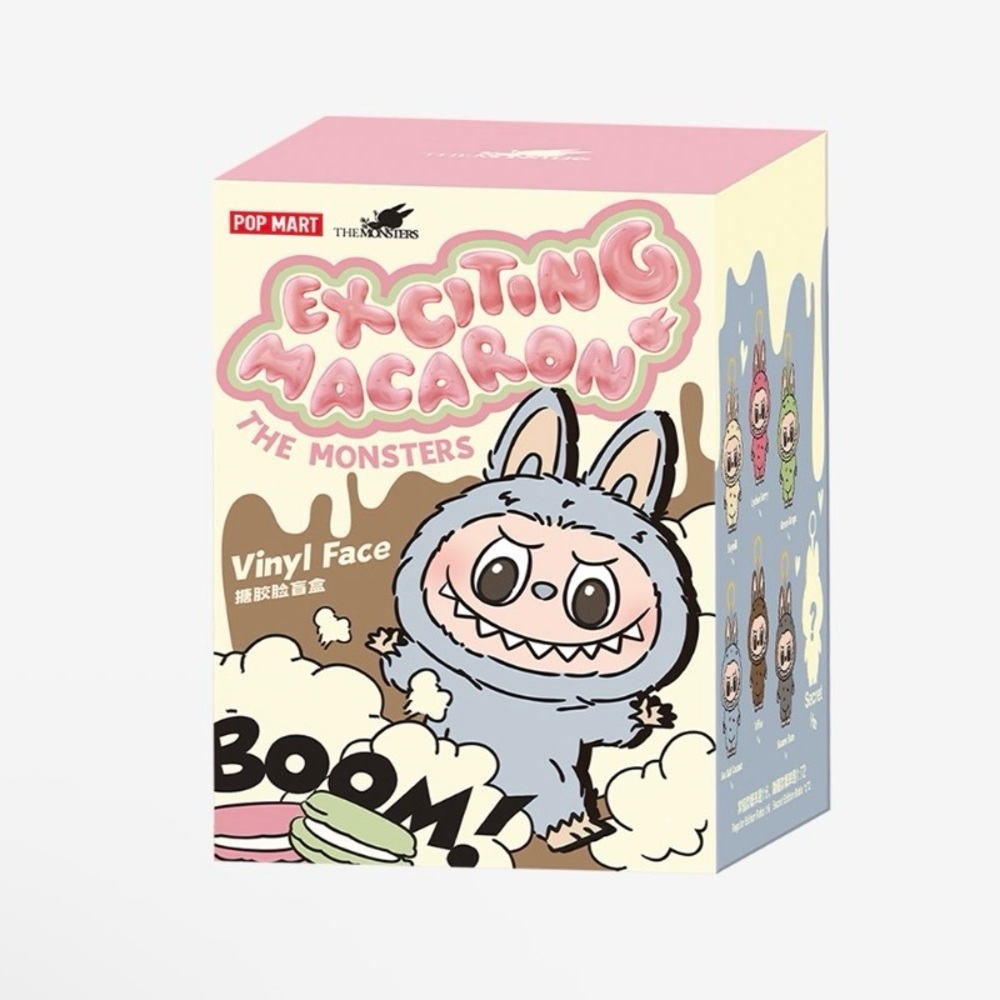 Pop Mart The Monsters - Exciting Macaron Vinyl Face Blind Box